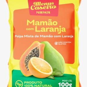 Polpa de Mamão com Laranja